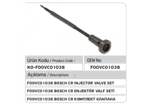 F00VC01038Common Rail Valve Set